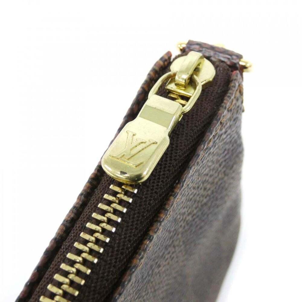 LOUIS VUITTON Authentic Brown Damier Pochette Pouch - Picture 4 of 7